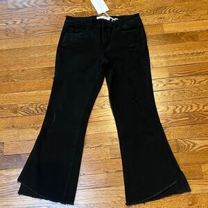 Flying Monkey Midnight Black Wide Leg Jeans